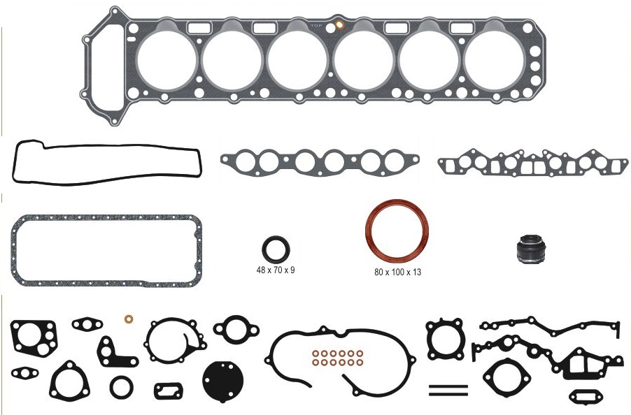JGO JUNTAS DE MOTOR COMPLETO  NISSAN DATSUN LAUREL 81-84  2.8 DI