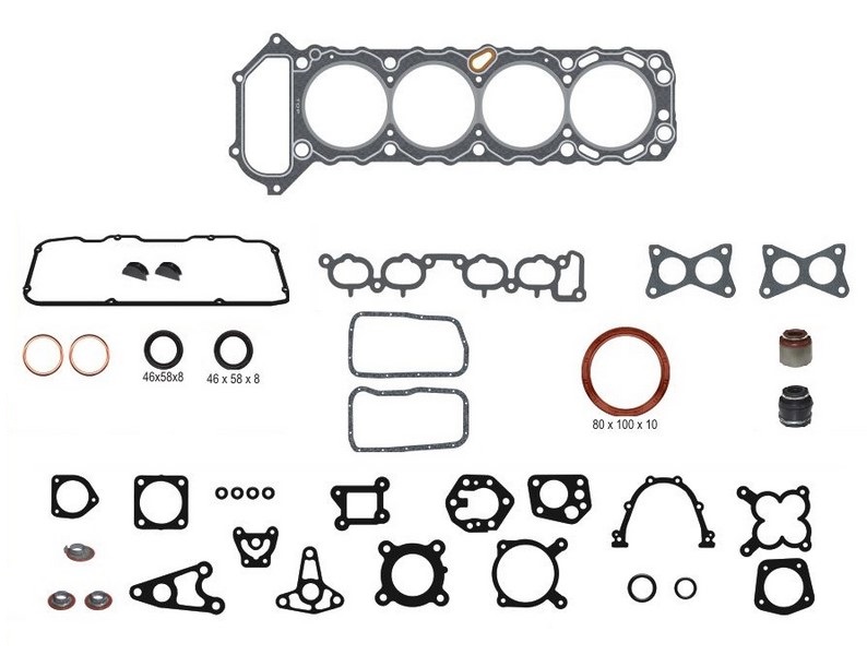 JGO JUNTAS DE MOTOR COMPLETO  NISSAN PICK UP 86-02 D21  2.4 INY