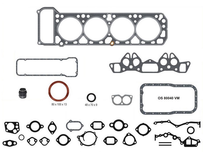JGO JUNTAS DE MOTOR COMPLETO  NISSAN DATSUN BLUEBIRD 80-84  1.8