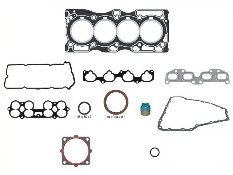 JGO JUNTAS DE MOTOR COMPLETO  NISSAN X-TRAIL 03-07  2.5 INY 16V