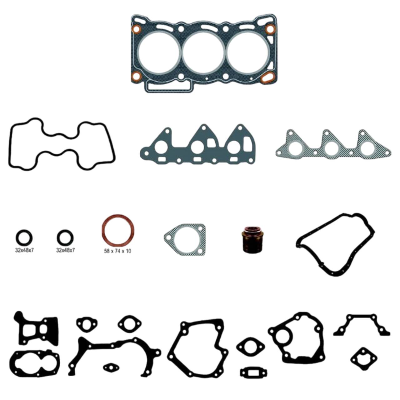 JGO JUNTAS DE MOTOR COMPLETO DAIHATSU CHARADE CB 1.0 3 CIL OHC 7 - foto 2