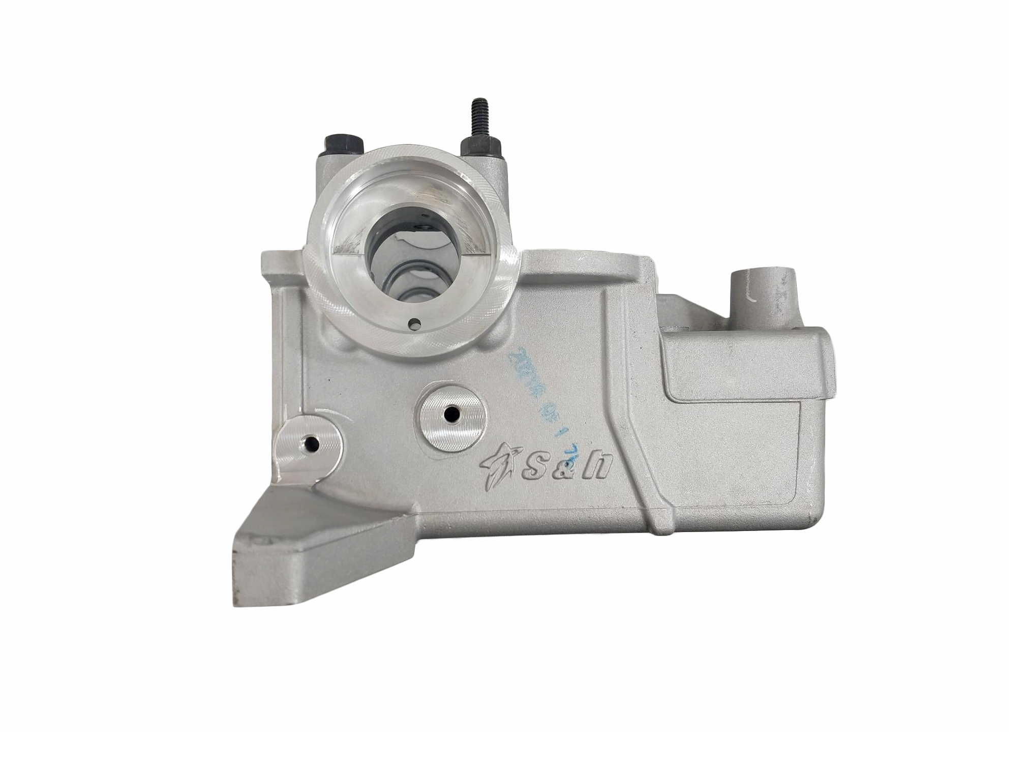 TAPA DE CILINDROS MITSUBISHI 4D56 PRECAMARA MITAD REDONDA VALVULA HUNDIDA INY 20MM MARCA NIKKEI - foto 4