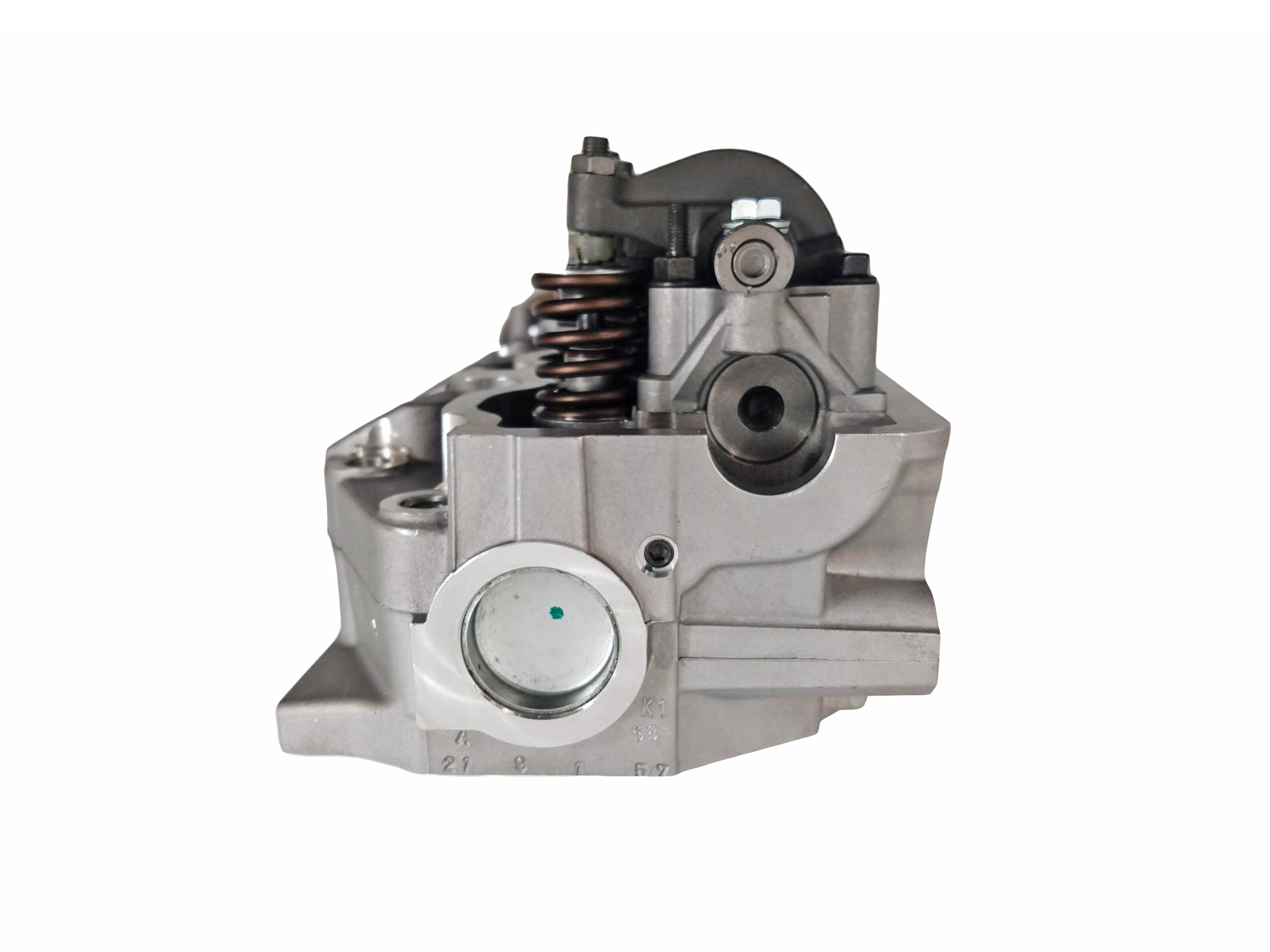 TAPA DE CILINDROS MITSUBISHI 4D56 PRECAMARA MITAD REDONDA VALVULAHUNDIDA INY 20MM COMPLETA MARCA NIKKEI - foto 4