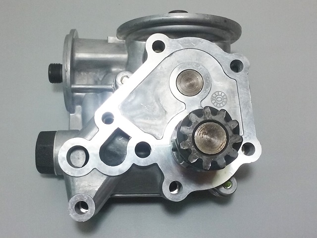 BOMBA DE ACEITE MITSUBISHI 4D34 DOS FILTROS MARCA YSK - foto 2