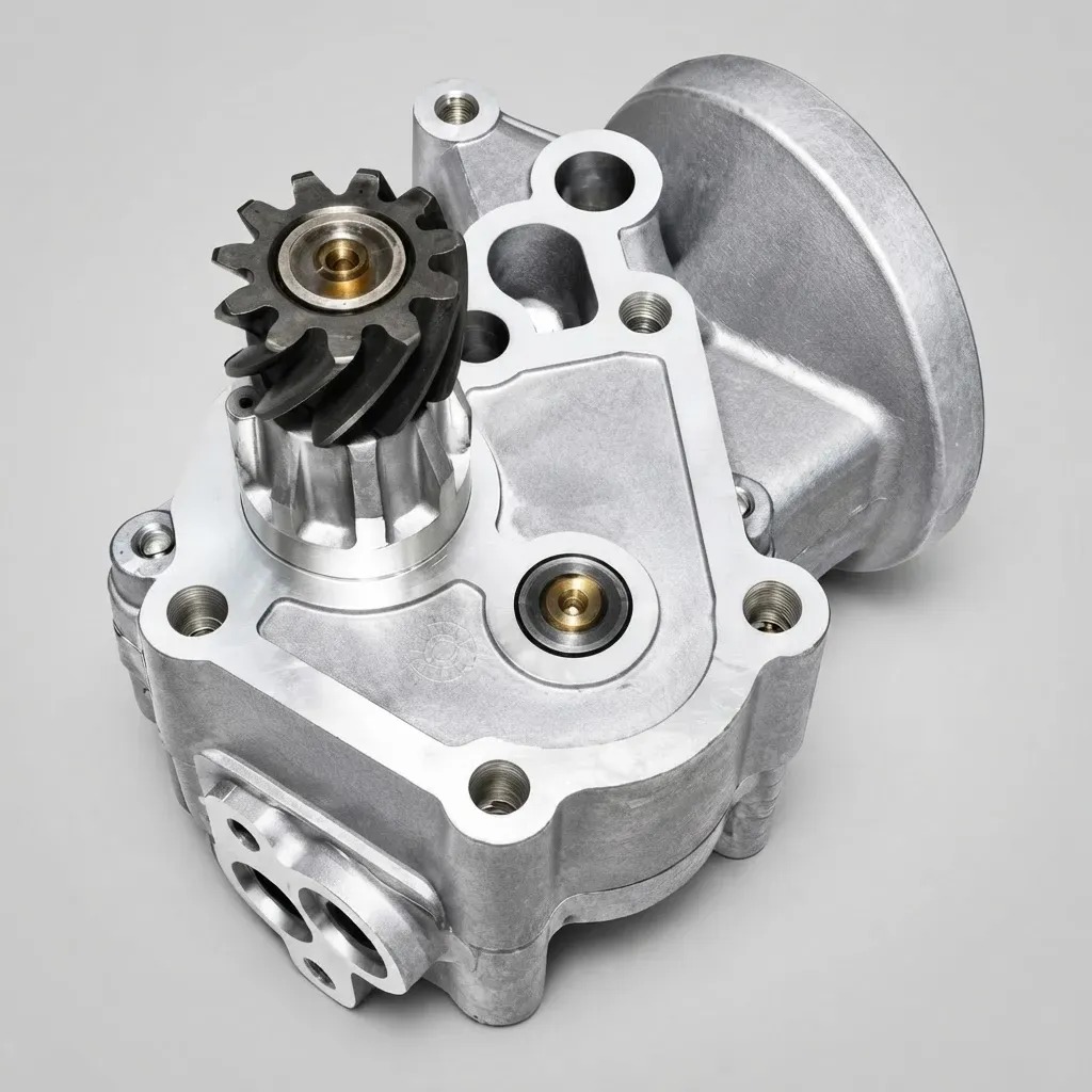 BOMBA DE ACEITE MITSUBISHI 4D34 CANTER 90-97 3.9 MARCA YSK - foto 6