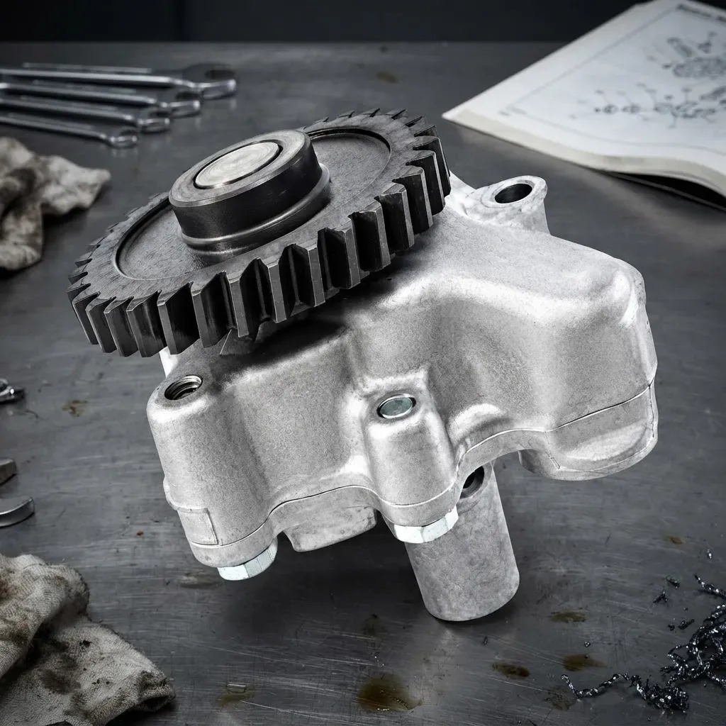 BOMBA DE ACEITE MITSUBISHI CANTER 4D34T 4.3 4G64 2.4 93-96 MARCA YSK - foto 4