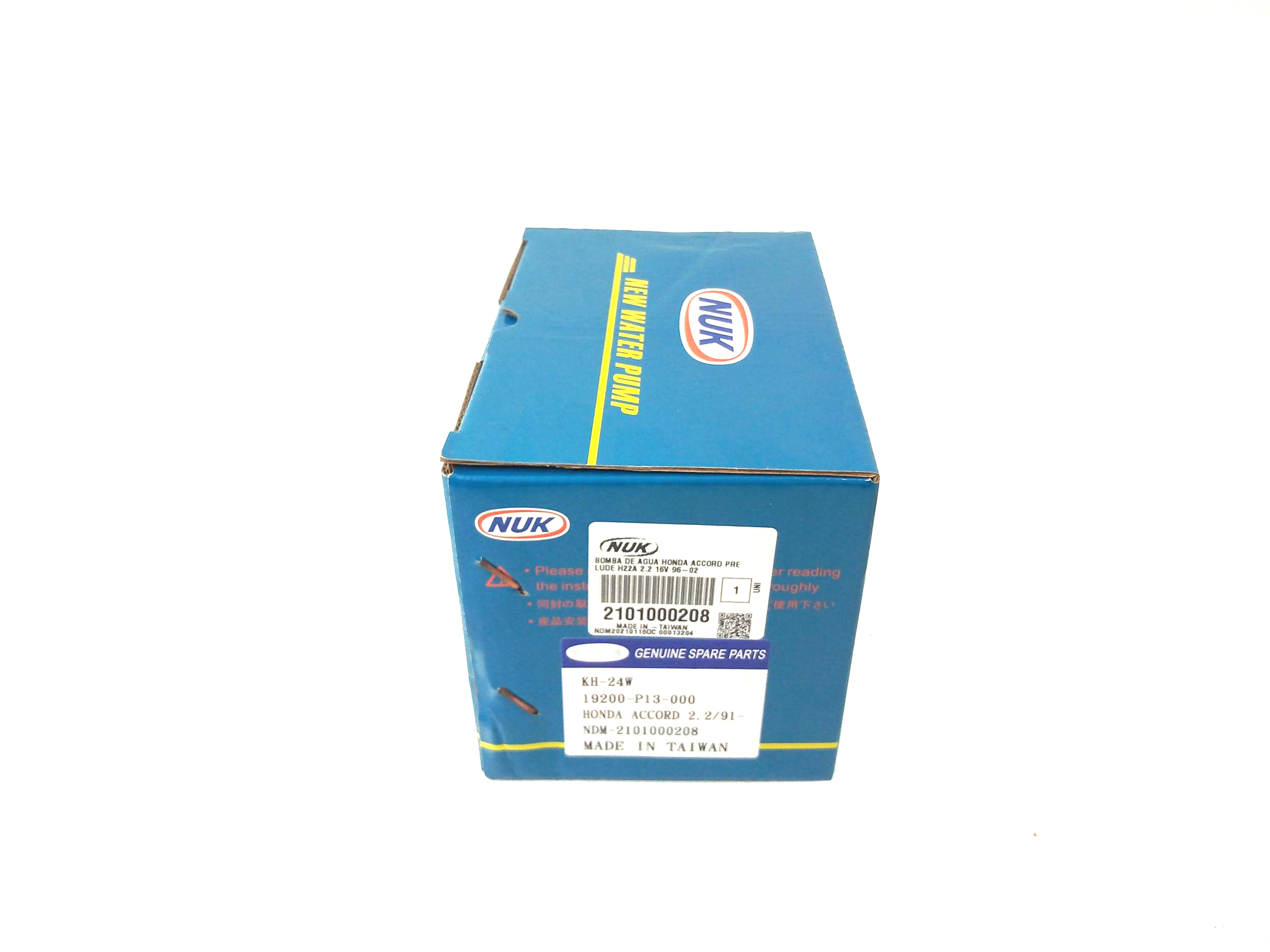 BOMBA DE AGUA HONDA ACCORD PRELUDE H22A 2.2 16V 96-02 MARCA NUK