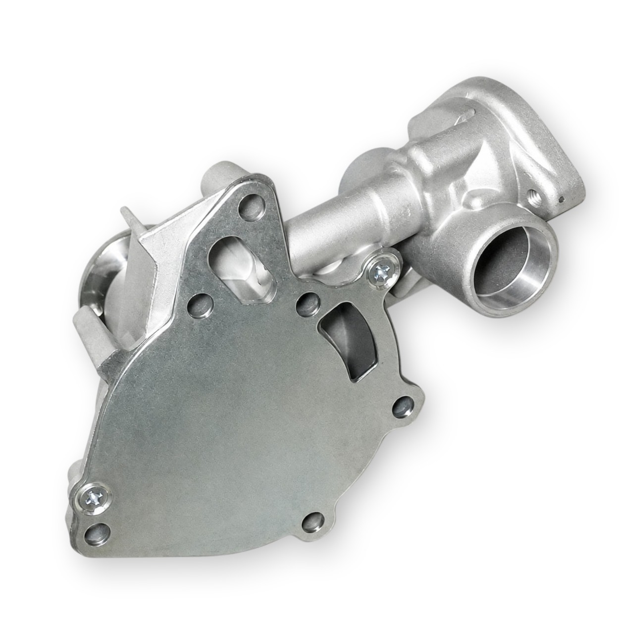 BOMBA DE AGUA HYUNDAI H100 H1 GALLOPER D4B 2.5 BASE REDONDA MARCA NUK - foto 2