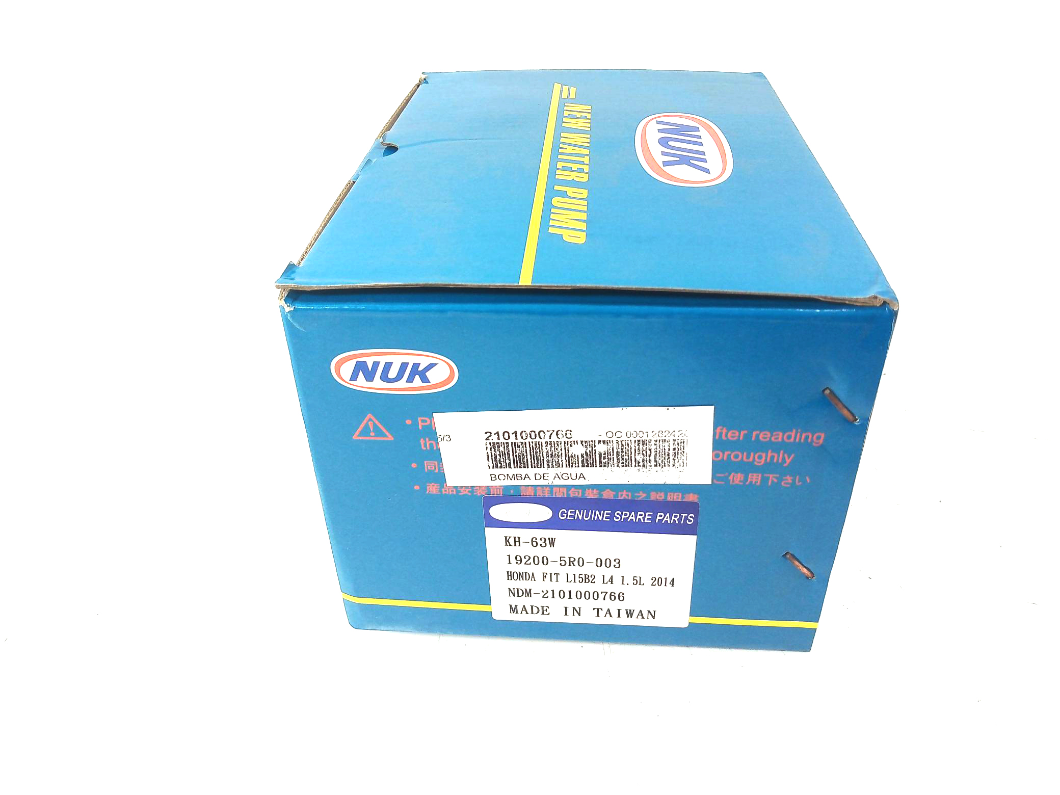 BOMBA DE AGUA HONDA FIT CITY 14-19 NUK - foto 3