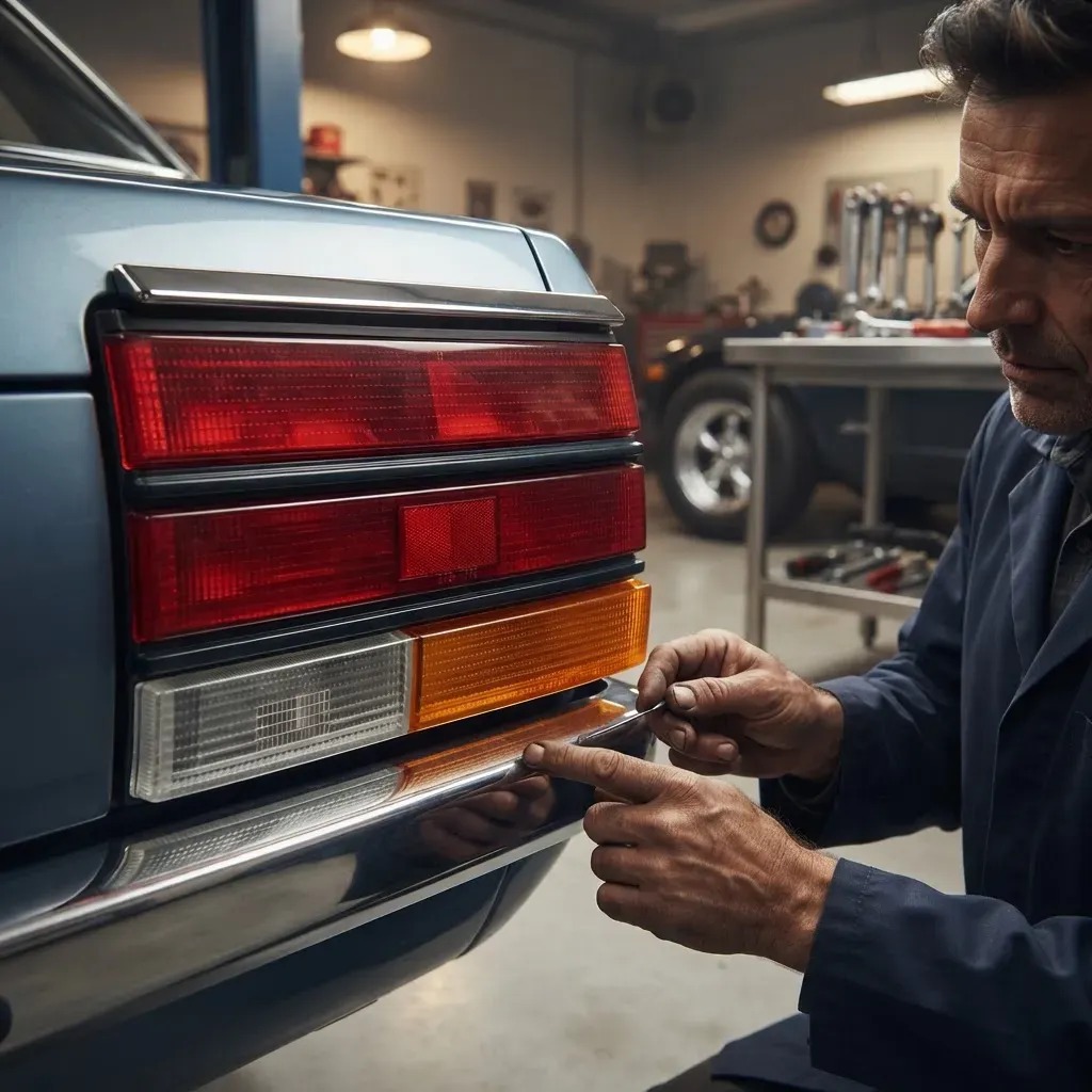 FARO TRASERO DERECHO  NISSAN DATSUN LAUREL 81-84 2.0 CARB SERIE - foto 4