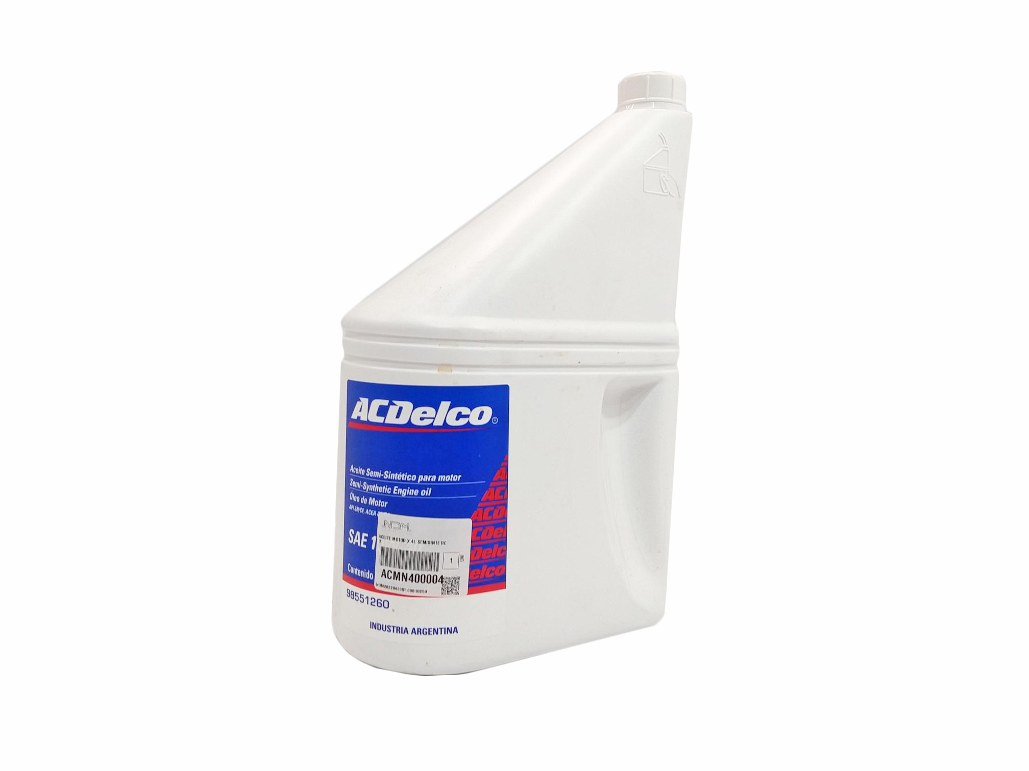 ACEITE MOTOR X 4L SEMISINTETICO